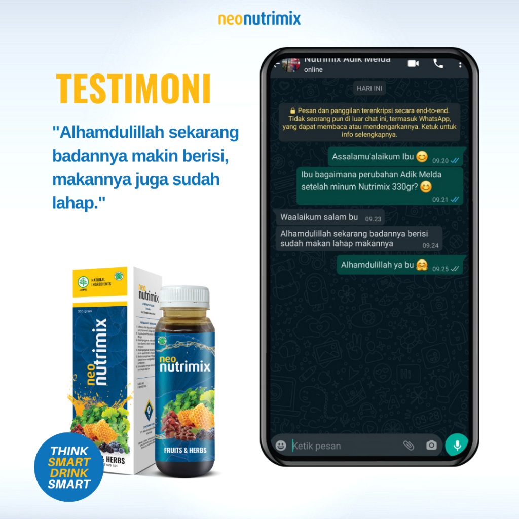 NeoNutrimix, Madu NeoNutrimix, Madu anak, madu multivitamin, madu otak